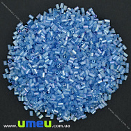 Бісер китайський рубка, 2,2 мм, Блакитний АВ прозорий (BIS-026187)