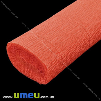 Гофрований папір Італія, Помаранчевий 581, 180 г, 50х50 см (DIF-019093)