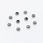 Заглушки торцевые из нержавеющей стали, 3 мм, Темное серебро (STL-055918)