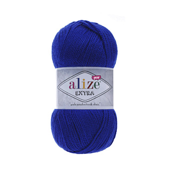 Пряжа Alize Extra 100 г, 220 м, Синя 141 (YAR-056291)
