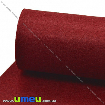 Фетр 1 мм, 30х30 см, 102 Бордовий (FLT-011214)