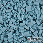 Бисер японский Miyuki HALF TILA №412FR, 5х2,3 мм, Бирюзовый матовый АВ (BIS-053242)