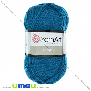 Пряжа YarnArt Elite 100 г, 300 м, Морська хвиля 843 (YAR-029636)