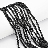 Намистини скляні скол (крихта), 2,5 мм, Чорні (BUS-057465)