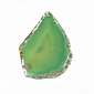 Срез Агата, Зеленый, 68х51 мм (POD-009330)