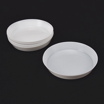 Лоточки круглі, Білі, 5,9х0,9 см (INS-039752)