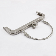 Фермуар металлический, Темное серебро, 19х16см (BAG-062238)