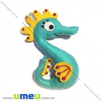 Набір з фетру для створення іграшки, Морський коник ФН-75, 12,5х7 см (FLT-034869)