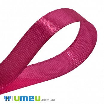 Атласна стрічка, 12 мм, Малинова (LEN-042686)