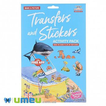 Набір перевідних наклейок Scribble Down з онлайн додатком Острів піратських скарбів (DIF-043417)