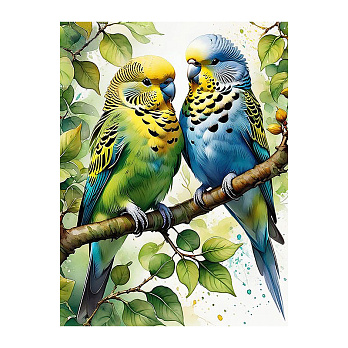 Набор алмазной живописи на подрамнике 30х40 см, Щебет двух сердец (SXM-061169)