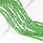 Бусины Кошачий глаз, Синт. камень, 4 мм, Зеленые, Круглые (BUS-054250)