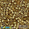Бисер японский Miyuki Delica 8/0 DBL1832, Duracoat Galvanized, Золотистый (BIS-045898)