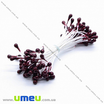 Тычинки на нитке маленькие, Бордовые (DIF-019792)