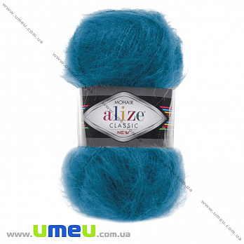 Пряжа Alize Mohair Classic 100 г, 200 м, Морська хвиля 646 (YAR-029585)
