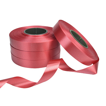 Стрічка поліпропіленова, 20 мм, Червона (LEN-060452)
