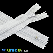 Блискавка спіральна нероз'ємна, 18 см, Тип 3, Біла (ZIP-045083)