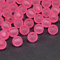 Намистини для сумок ОПТ, Акрилові матові, Круглі, 8 мм, Малинові (BUS-059783)