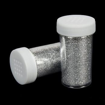 Гліттер у баночці, Сріблястий, 20 г (GLN-054977)
