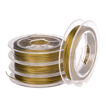 Бижутерный тросик, 0,45 мм, Золотистый (LES-055215)
