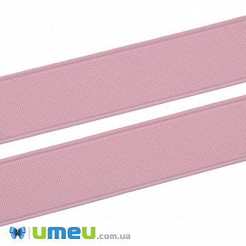 Резинка плоская 25 мм, Розовая (LEN-044754)