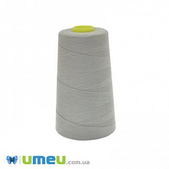 Нитка поліестерова KIWI №40/2 col.367, Сіра світла, 3600 м (MUL-046452)