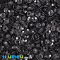 Паєтки Індія чаша, 4 мм, Чорні (мокрий асфальт) (PAI-051138)