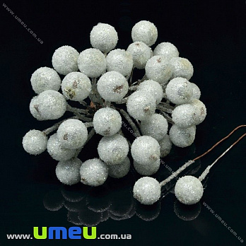 Калина в цукрі, 12 мм, Срібляста (DIF-015500)