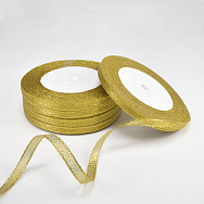 Лента парчовая, 6 мм, Золотистая (LEN-002125)