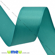 Репсова стрічка, 40 мм, Бірюзова (LEN-016798)