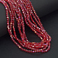 Намистини Біконус, 3х2,5 мм, Червоні АВ (BUS-057461)