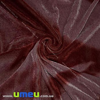 Бархат итальянский шелковый, Ширина 20 см, Бордово-розовый (TKN-036619)