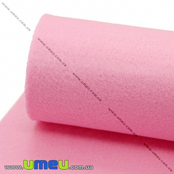 Фетр 1 мм, 20х28 см, Розовый (FLT-011396)