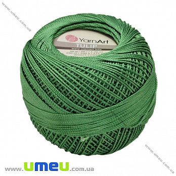 Пряжа YarnArt Tulip 50 г, 250 м, Зеленая 481 (YAR-025065)