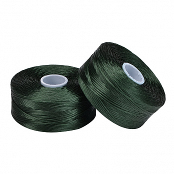 Нитка для бісеру C-Lon D, 0,11 мм, Зелена, 71 м (MUL-051150)