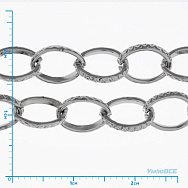 Цепь, Темное серебро, 8х6,5 мм (ZEP-009620)