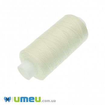 Нить полиэстеровая KIWI №40/2, col.376, Молочная, 366 м (MUL-046784)