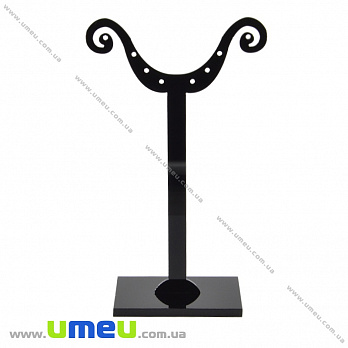 Подставка под серьги, 11х6,5 см, Черная (UPK-035033)