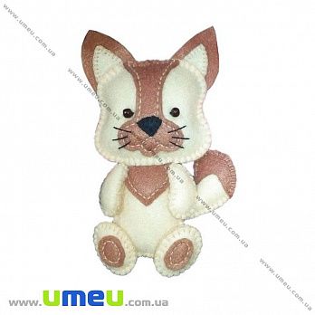 Набір з фетру для створення іграшки, Кішечка ФН-49, 7х11 см (FLT-034854)