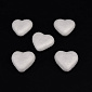 Сердце пенопластовое, 3,5 см (DEC-057127)