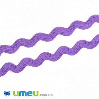 Тесьма вьюнок, 5 мм, Сиреневая (LEN-010399)