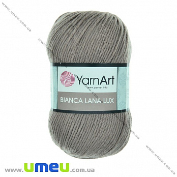 Пряжа YarnArt Bianca Lana Lux 100 г, 250 м, Сіра 761 (YAR-029651)