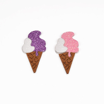 Декоративное изделие из фоамирана Мороженое, 5х2,5 см, Микс (FOM-056984)