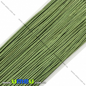 Сутажний шнур, 3 мм, Оливковий темний (LEN-011032)