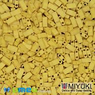Бисер японский Miyuki HALF TILA №2311, 5х2,3 мм, Желтый матовый (BIS-046085)