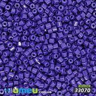 Бісер чеський Рубка 10/0, №33070, Синій темний натуральний (BIS-044017)