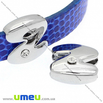 Намистина мет. Буква Z, 12х11 мм, Темне срібло (BUS-008893)