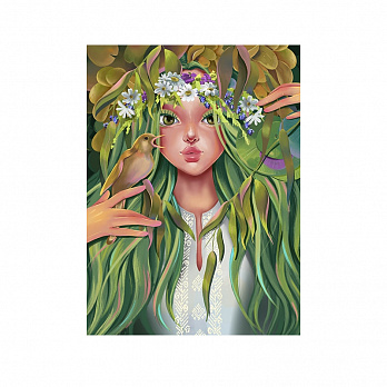 Картина по номерам 20х30 см, Лесная красавица (SXM-051543)