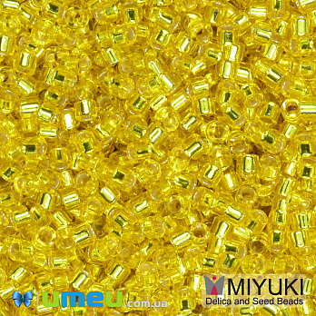 Бисер японский Miyuki Delica 11/0 DB145, Желтый (BIS-045241)