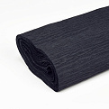 Гофрированная бумага растяжимость 150%, Черная, 0,5х2,5 м (DIF-056640)